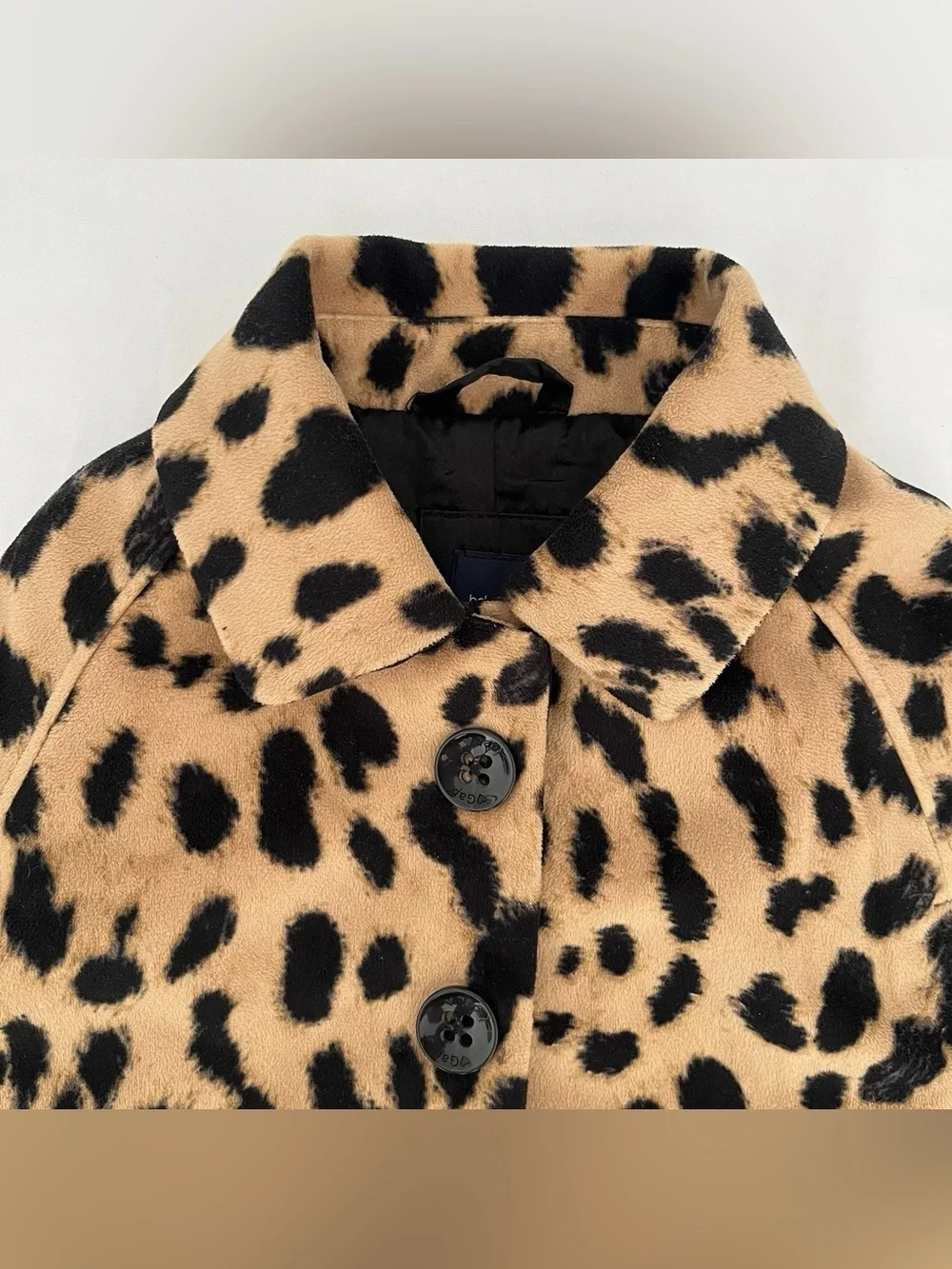 BabyGap Girl's Leopard Print Cape 4Y Toddler Arm Holes Pockets Formal Dressy